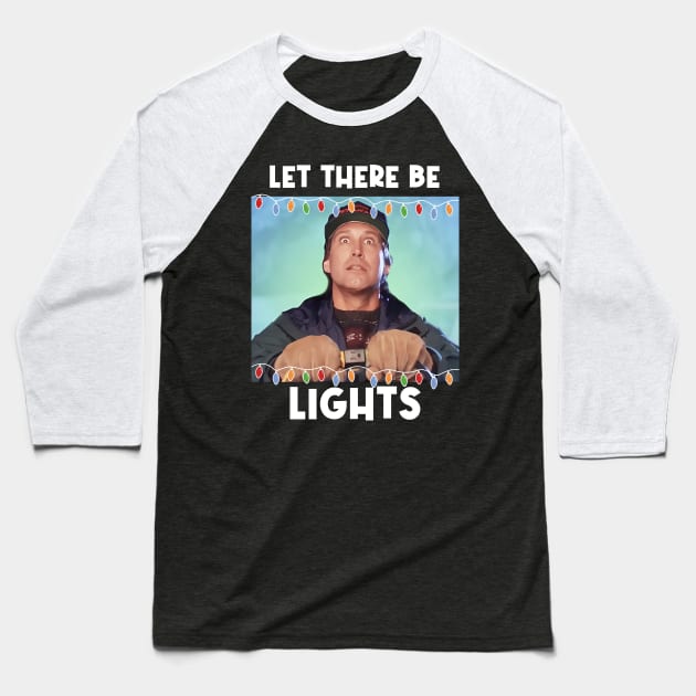 Let There Be Lights Baseball T-Shirt by efanmr